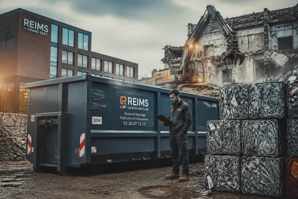 Location de benne à déchets Reims